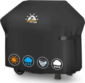 Zettum Grillabdeckung 152 cm - 7107 Grill Abdeckung für Weber Genesis 300 Series