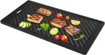45 x 24cm Wendeplatte für alle RÖSLE VIDERO G2-, G3-, G4- und G6-Modelle (ab Modelljahr 2021), Universal Gusseisen Grillplatte Zubehö Ersatzteiler, 1 Stück