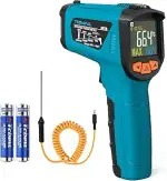 Infrarot Thermometer(nicht für Menschen) -50°C bis 800°C Tilswall IR Digital Laser Temperaturmessger