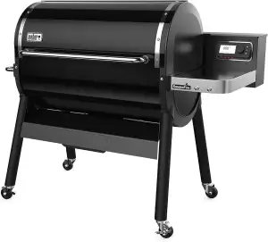 Weber SmokeFire EX6 (2nd Gen) Holzbefeuerter Pelletgrill, schwarz