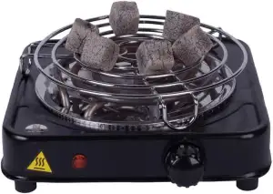 Premium Shisha Kohleanzünder elektrisch für Shisha Kohle - 5 Stufen Hitze, Kohle