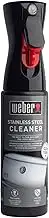 Weber Edelstahl-Reiniger 300ml, feines Nebelspray, bringt Edelstahlelemente wieder zum Glänzen, entf