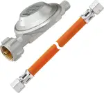 GOK Regler Schlauch Set 50 mbar 150 cm