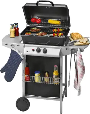 Clatronic® Gasgrill mit 2 Heizzonen | individuelle Temperatursteuerung | inkl. G
