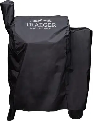 Traeger Grills BAC503 Grillabdeckung in voller Länge Grillzubehör - Pro 575/ Pro 22, Schwarz