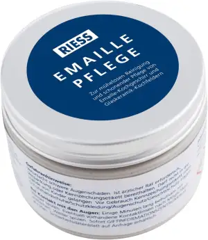 Riess, 6050-000, Emaille Pflege, Intensivreiniger, zur Pflege von Kochtöpfen, Pf