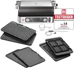 Braun MultiGrill 9 Pro CG 9167, Kontaktgrill mit Grill-, Flach-, Waffelplatten und Temperaturfühler, Grillpositionen: Kontakt, BBQ, Ofen, Spülmaschinenfeste Platten, Boost-Funktion bis 265°