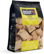 Weber Apfelholz Chunks (1,5kg Packung) - zum Räuchern von Käse, Gemüse, Fisch, Geflügel und Schwe...
