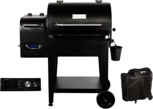 GEDA Grill Pelletsmoker 'Odin' 80°C - 265°C, Pelletgrill mit Direkt Feuer, Räuch