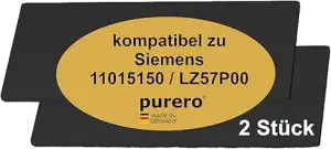 kompatibler Aktivkohle-Filter für Siemens 11015150 / LZ57P00 (2 Stück) – regener