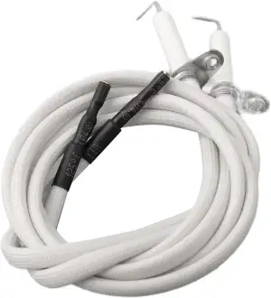Keramik-Zündelektroden-Set, 2 Stück, 700 mm, für Zünddraht für Gasgrill für Bren