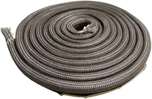 Selbstklebende Kaminofendichtung 3m ø 18x8mm, Profildichtung/Lippendichtung