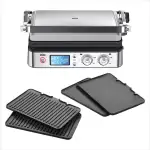 Braun MultiGrill 9 CG9043, 3-in-1 Kontaktgrill, BBQ & Ofen, große Grillfläche (16 Burger), 2000W,...