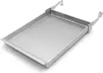 Grillrost.com Das Original PlanchaFlex die Verstellbare Premium-Plancha - Einsatzpfanne mit patentiertem Fettlauf