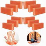 Himalaya-Salzfliesen, Rosa, 20,3 x 10,2 x 1,9 cm, für Sauna und Spa, Salzziegel für Salzwand, Sal...