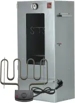 ITA Elektrischer Räucherofen 7000 - Premium Räucherschrank mit Elektroheizung - Legierter Stahl, mit Sichtfenster & Thermometer - Qualität Made In EU Direkt vom Hersteller - Smoker