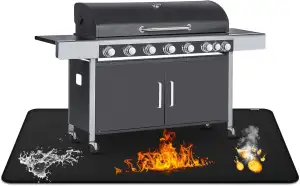 120x175 cm Feuerfeste Unterlage, Hitzeschutzmatte, Antihaft-Material Bodenschutz