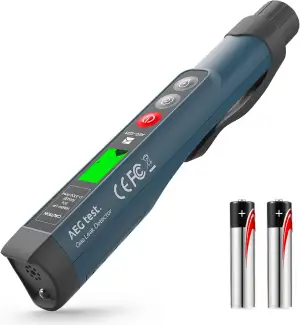 1223 Gaslecksuchgerät mit visuellem & akustischem Alarm, integrierter Lampe, Erd