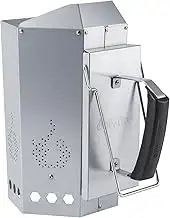 onlyfire Anzündkamin Stahl, Kompakter Grillkohleanzünder mit Griff Hitzeschutzblech, Haltebügel, ...