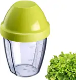 Westmark 3089227A Schüttelbecher "Mix-Ei", PP/PE/SAN, grün / transparent, 12,8 x 87 x 8,7 cm