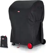 Grillabdeckung wetterfest 105 x 65 x 115 cm, 600D OxfordGrill Grill Abdeckhaube für Gasgrill, Reißfest & wasserdicht mit UV-Schutz, Grill Zubehör – Schwarz