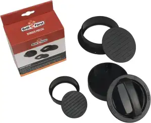 Grillfuerst Burgerpresse für Hamburger, Stuffed Burger, Finger Food und XXL Burger, 6-teiliger Pa...