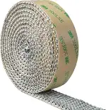 Holzofendichtung, selbstklebende Flachdichtung für Holzöfen und Kamine, 25 mm Breite, 3 mm Dicke,...