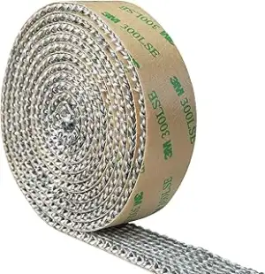 Holzofendichtung, selbstklebende Flachdichtung für Holzöfen und Kamine, 25 mm Br