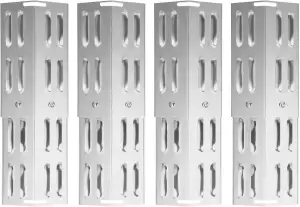 WELL GRILL Universal Brennerabdeckung Gasgrill Edelstahl Flammenverteiler Ersatz