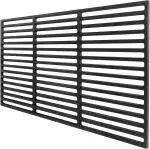 UISEBRT Gusseisen Grillrost 60 x 40cm - Rechteck Gussrost Emailliert Grillgitter Grill, für Gasgrill, Holzkohlegrill und mehr (60 x 40cm)