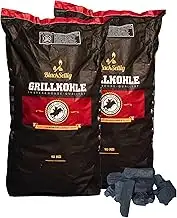 Steakhouse Grillkohle - Premium Quebracho Blanco Holzkohle | Lange Brenndauer | Hohe Hitze | Geringe