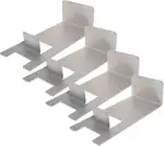 BBQ-Toro Edelstahl Grillrost Erhöhung Set (4 Stück) | Passend für Grillrost und Pizzaring Ø 57 cm | Ideales Grillzubehör für Kugelgrill, Gasgrill, Holzkohlegrill und mehr