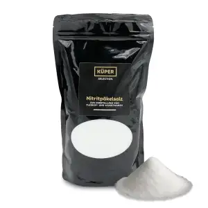 Küper Selection Feines Nitritpökelsalz - 1000g Pökelsalz zur Herstellung von Fle