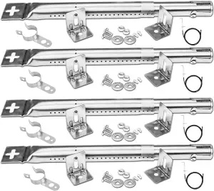 GFTIME 31cm bis 45cm Universal Gasgrill Brenner Ersatzteile für Landmann Triton,