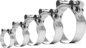 ENKATEC® Gelenkbolzenschelle W4 Edelstahl V2A Schelle 17-130mm *Größe wählbar*