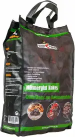 Grillfürst Männerglut Kokos Grillbriketts 10 kg - Briketts aus Kokosnussschalen für eine extra La...