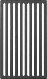 WELL GRILL 16 x 28 cm Ofenrost Gussrost Gusseisen Kaminrost Feuerrost Rost Ascherost für viele Ofen und Kamine