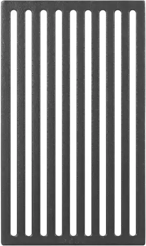 WELL GRILL 16 x 28 cm Ofenrost Gussrost Gusseisen Kaminrost Feuerrost Rost Asche