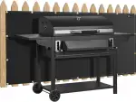 FLASLD Hitzeschutz Grill rückwand, 90x180cm feuerfeste Abdeckung und Bildschirmschutz für Deckgeländer vor gasgrill, strapazierfähige, hitzeschild hinter Grill Wand für den Außenbereich