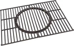 tepro Universal Guss-Grillrost-Set mit Rost-in-Rost-System aus emailliertem Guss