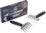 MOESTA-BBQ 19231 Edelstahl Meat-Claws - Ideale BBQ-Claws für Pulled Pork, Beef Chicken - Bärenkra...