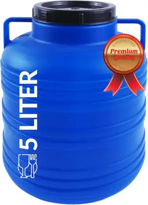 Kunststoffbehälter mit Schraubdeckel – Vorratskanister 5L – lebensmittelecht, st