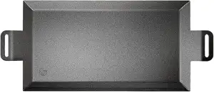 Gastrotools Grillplatte Induktion 62x27 cm – Profi Carbonstahl Teppanyaki/Planch