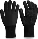 Grillhandschuhe (Hitzebeständig), Ofenhandschuhe, rutschfeste Silikon - Feuerfeste Handschuhe, BBQ Handschuhe, Küchenkochhandschuhe