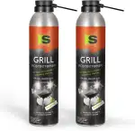 Spraytive 2 x 300ml Grill-Rostentferner – 2in1 Rostlöser-Spray mit Langzeitrostschutz für Grillrost & BBQ – entfernt Rost, pH-hautneutraler, materialschonender Grillrostreiniger - Made in Germany