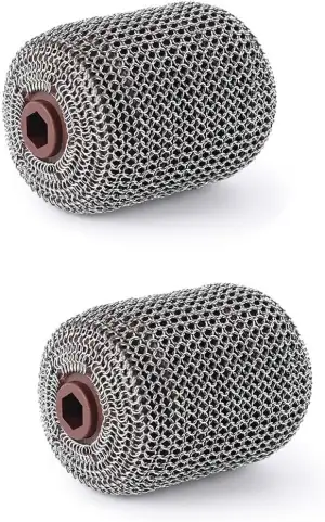 2 Stück Ersatz Grillbürstenköpfe für Elektrischer Grillreiniger