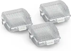 Onlyfire Universal Edelstahl Grillkorb für Drehspieß, Grillrondell für Grillspie