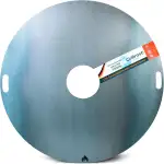 Grillrost.com Das Original Feuerplatte 100cm - 6mm Grillplatte für Feuertonne und Grilltonne - Made in Germany - vom Marktführer - Express-Versand