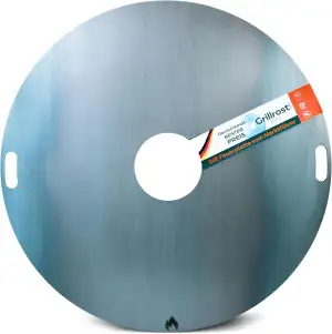 Grillrost.com Das Original Feuerplatte 100cm - 6mm Grillplatte für Feuertonne un