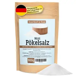 Pökelsalz, 900g Nitritpökelsalz, NPS Salz zur Herstellung von Fleisch- und Wurst